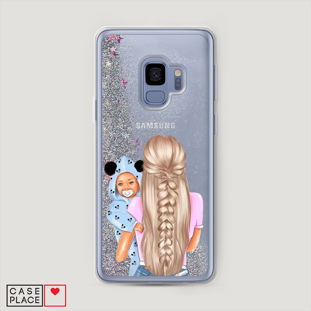 

Жидкий чехол с блестками "Звездный единорог" на Samsung Galaxy S20