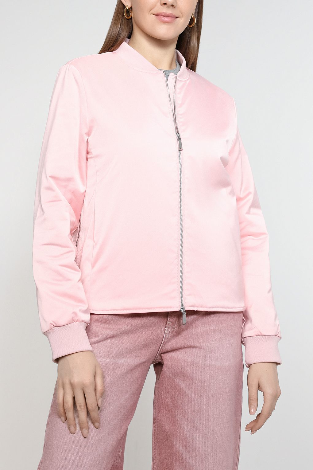 

Бомбер женский Esprit Collection 013EO1G329 розовый XL, 013EO1G329