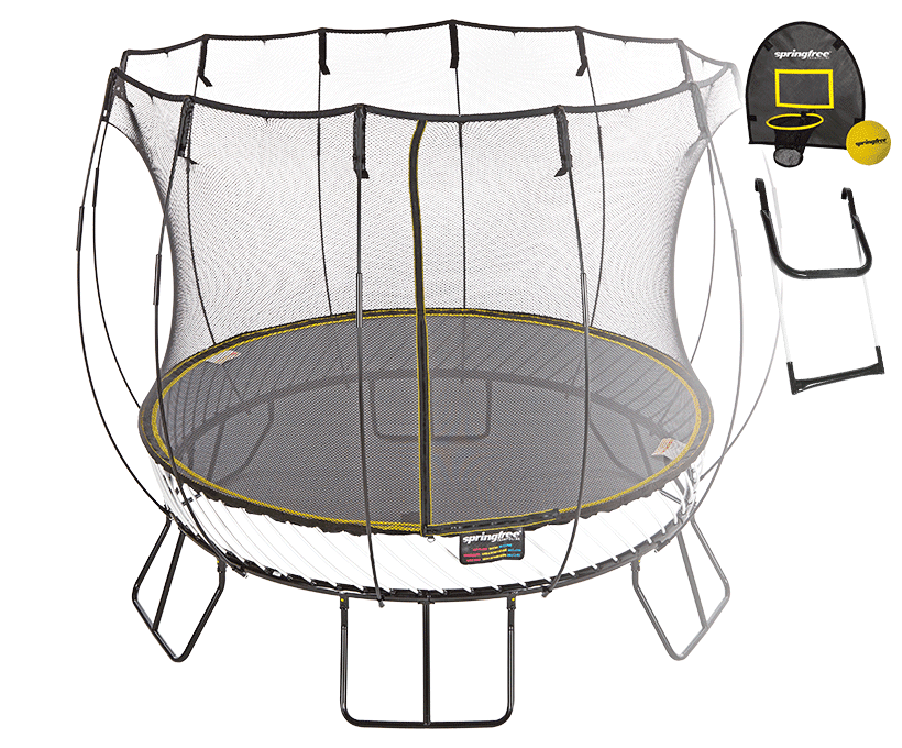 

Батут SPRINGFREE R79 SH с лестницей и корзиной для мяча, r79sh