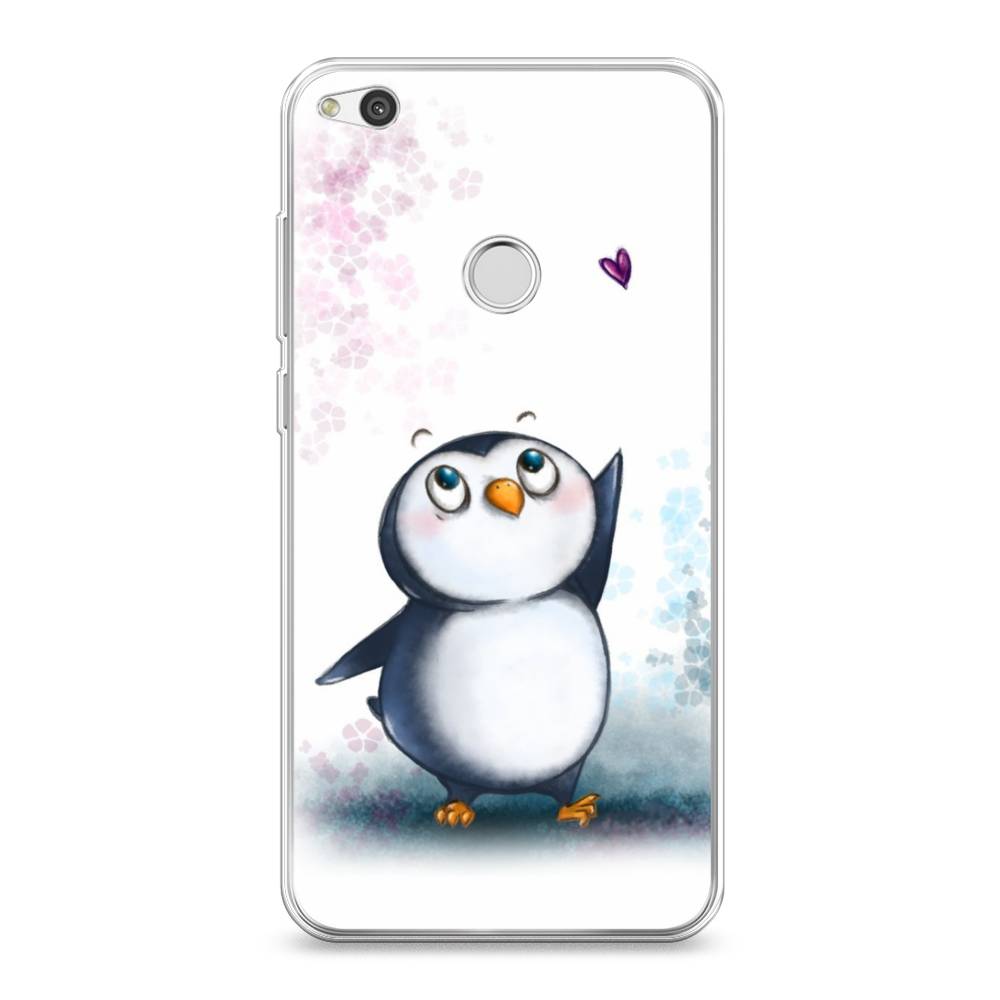 

Чехол Awog на Huawei P8 Lite 2017 "Пингвин и сердечко", Разноцветный, 61550-1