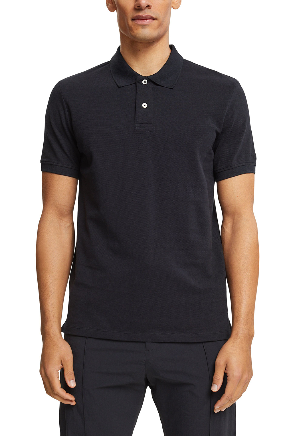 

Футболка мужская Esprit Casual 993EE2K301 черная L, Черный, 993EE2K301