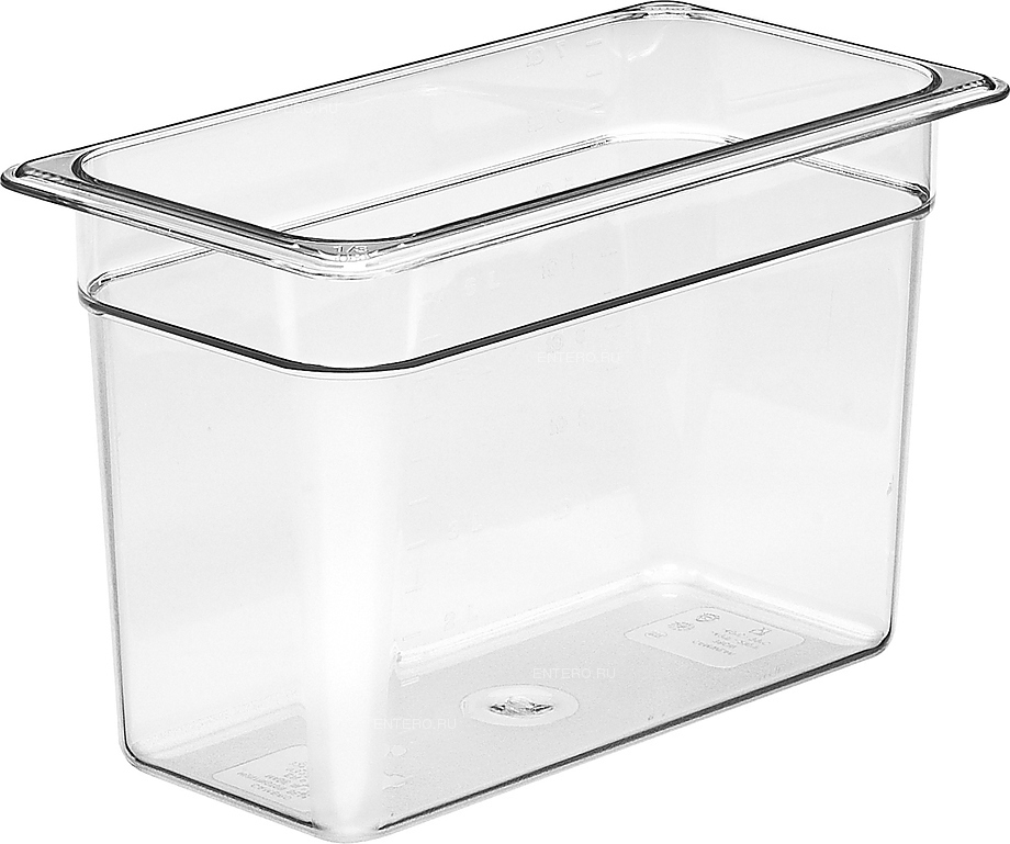 

Гастроемкость Cambro 38CW 135 GN 1/3-200 (325х176х200) поликарбонат, Прозрачный