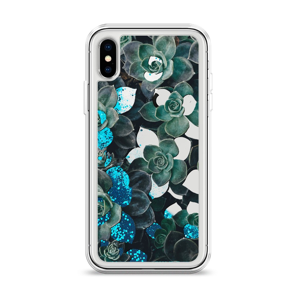 

Чехол Awog на Apple iPhone X (10) / Айфон X (10) "Сукуленты цветные", Разноцветный, 11093-1