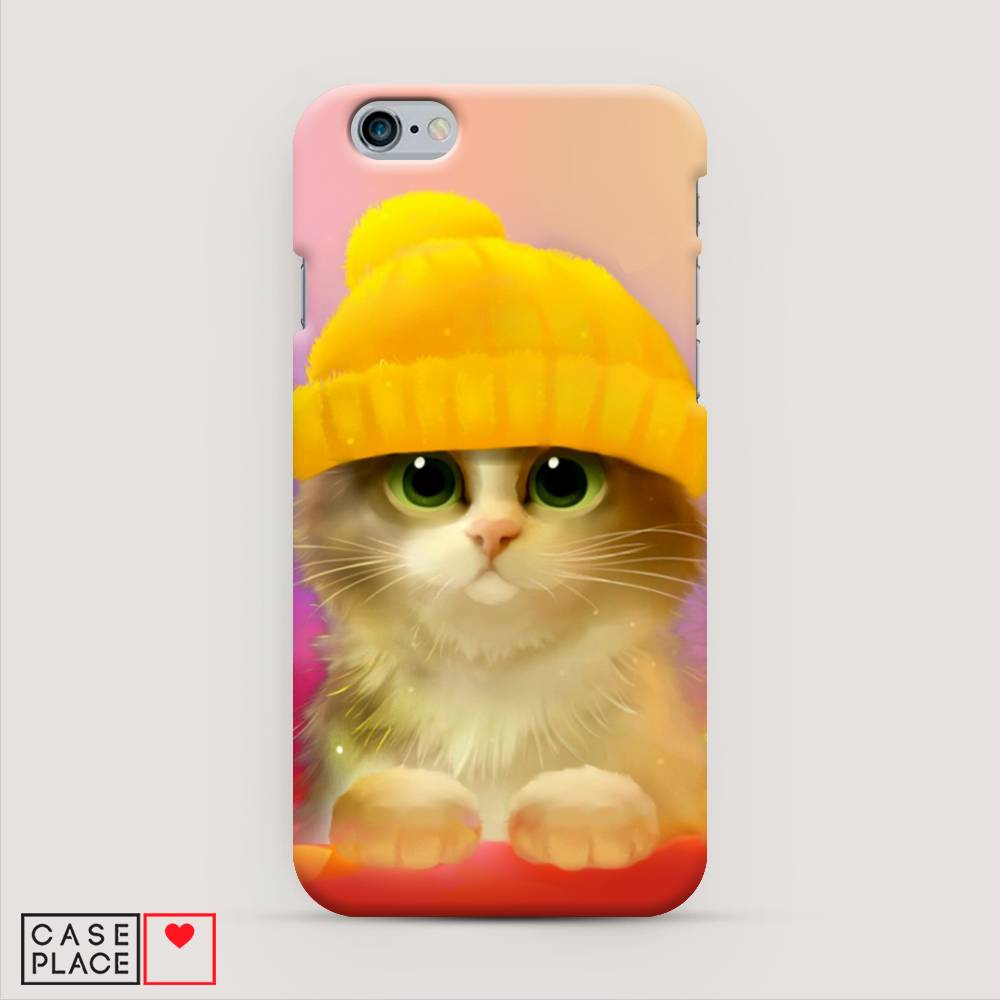 

Пластиковый чехол "Котенок в желтой шапке" на Apple iPhone 6S, 0104S20-1