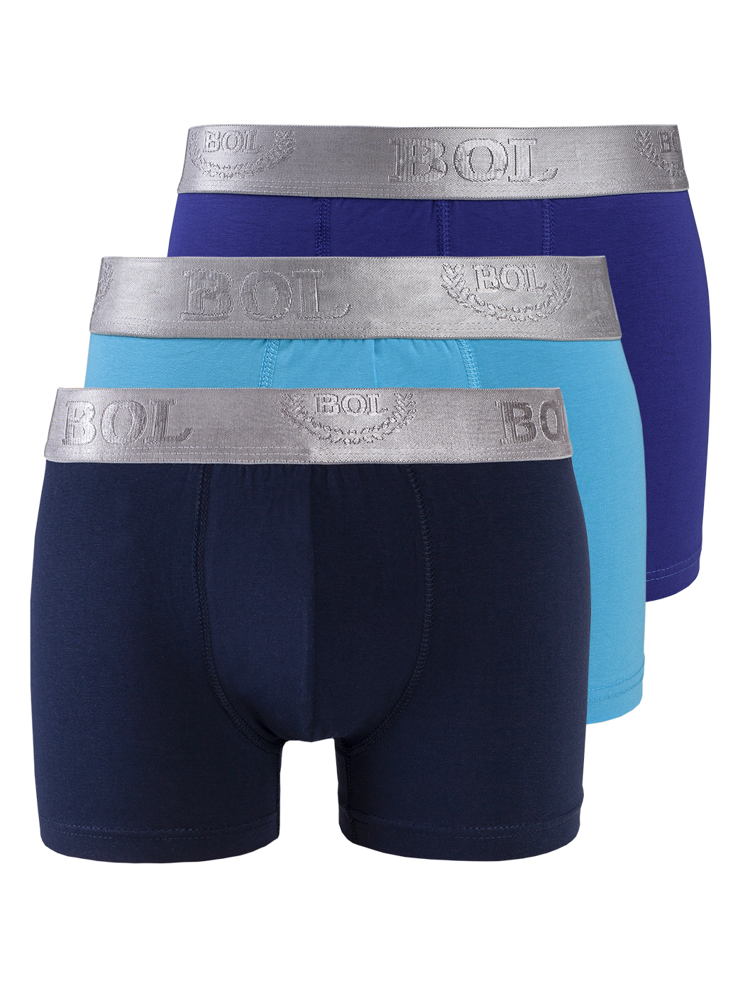 

Комплект трусов мужских BOL Men's 178 синих; голубых XL, Синий;голубой, 178