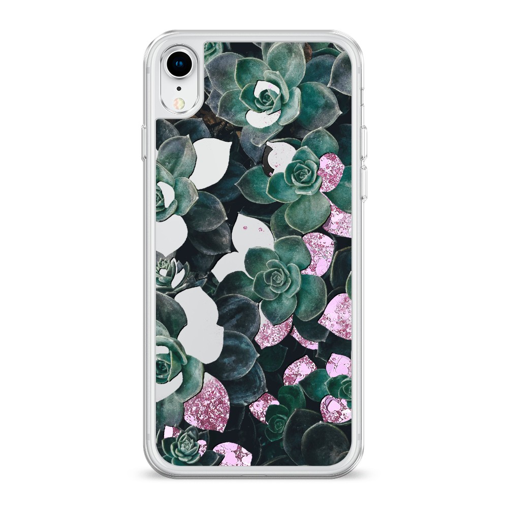 

Чехол Awog на Apple iPhone XR (10R) / Айфон XR (10R) "Сукуленты цветные", 12094-1