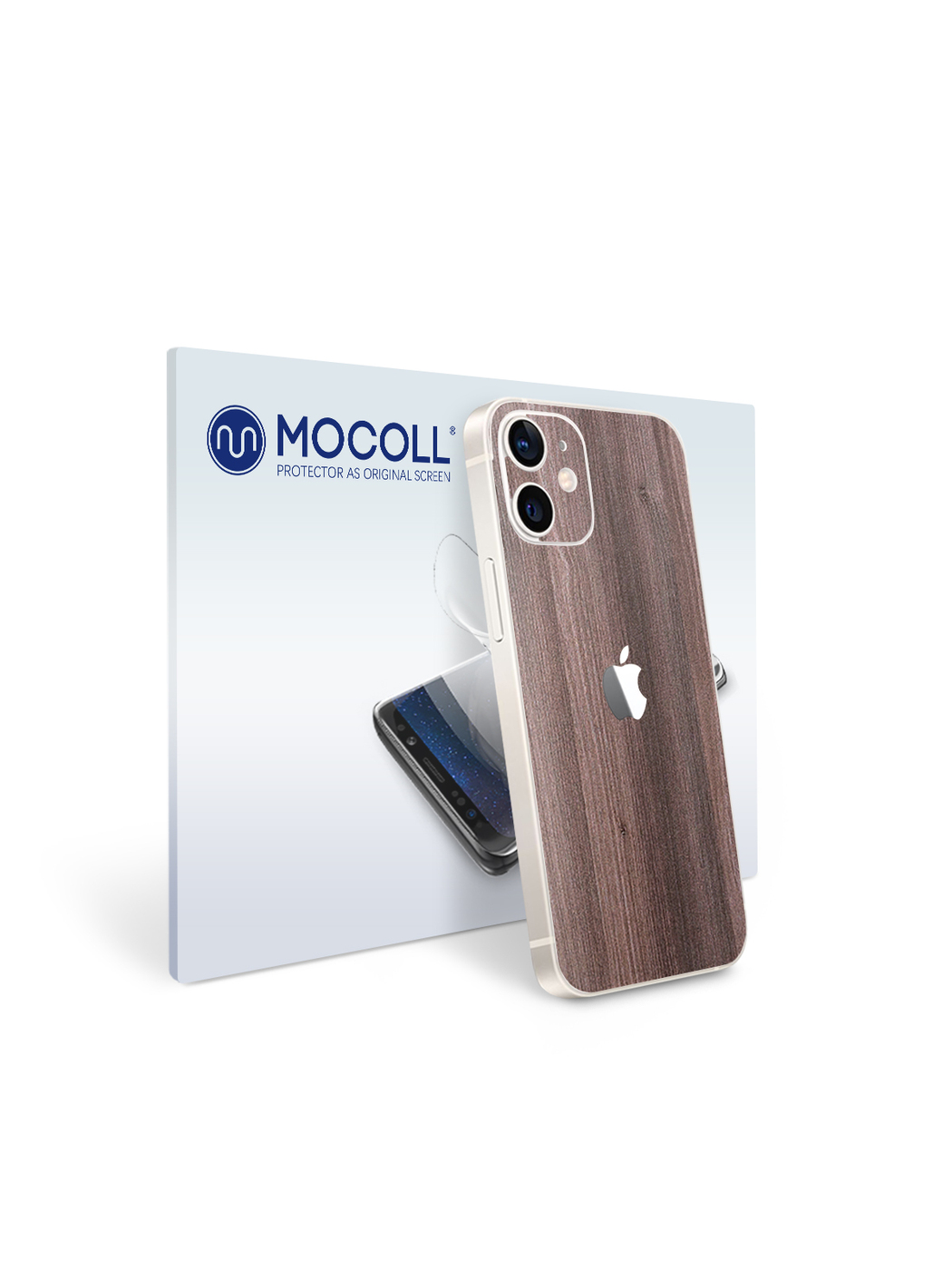 

Пленка защитная MOCOLL для задней панели (Half Cover) Apple iPhone 12 Дерево Вишня Кинстон