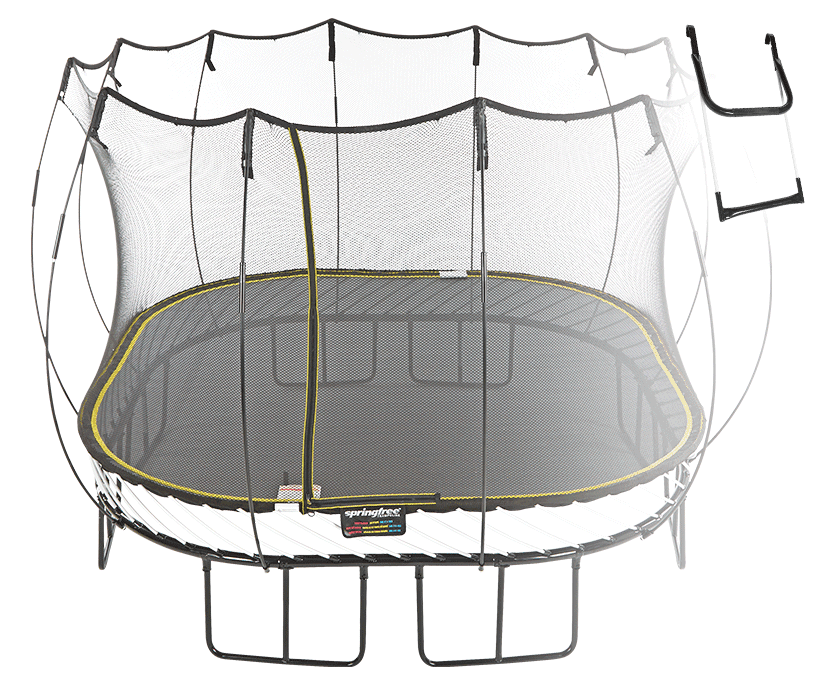 

Батут SPRINGFREE квадратный S113 S с лестницей, s113s
