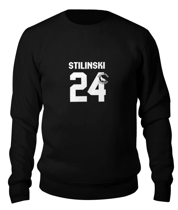 

Свитшот унисекс Printio Stilinski 24 черный L, Stilinski 24