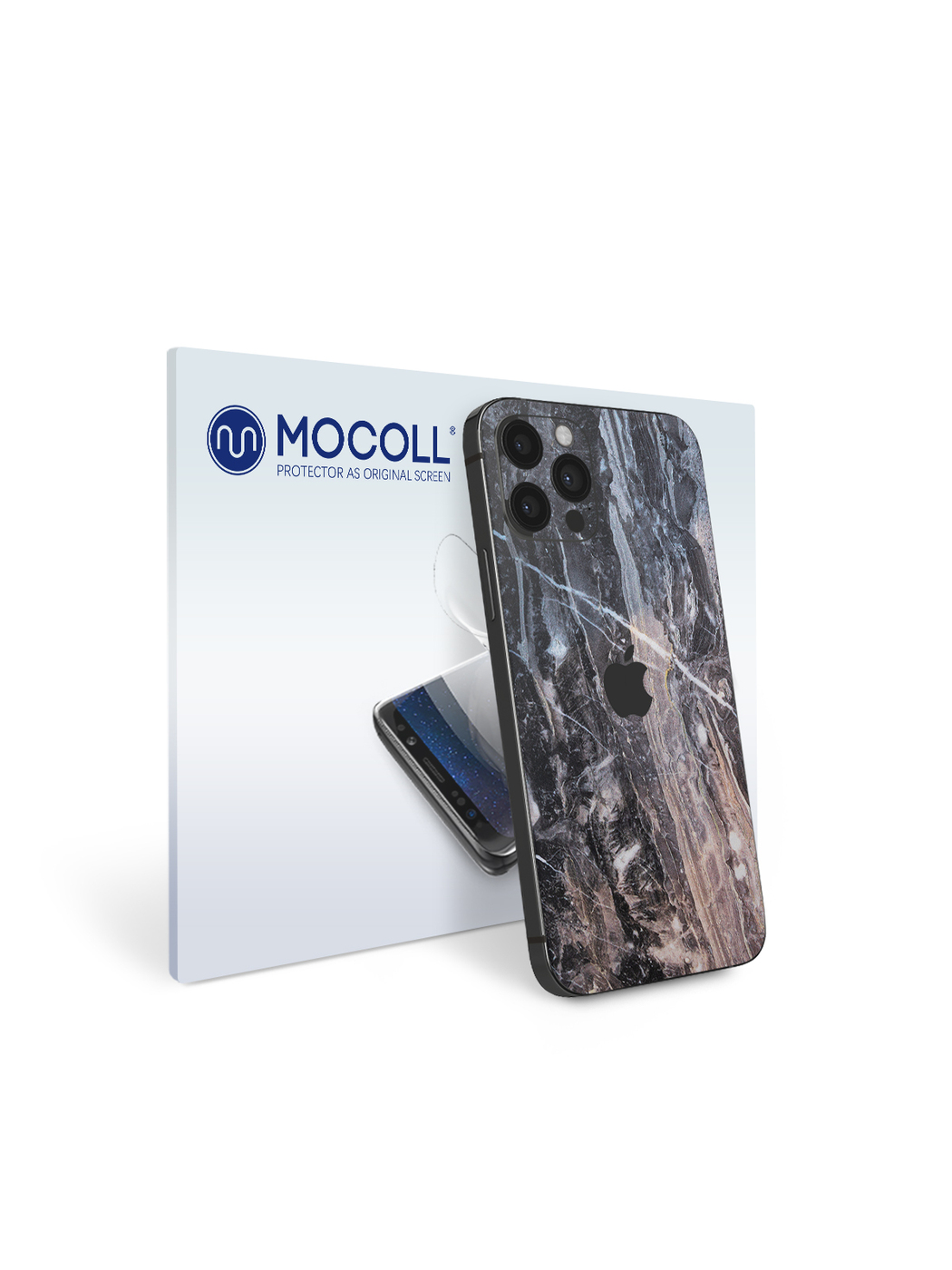 

Пленка защитная MOCOLL для задней панели (Half Cover) Apple iPhone 12 Pro Камень Серый