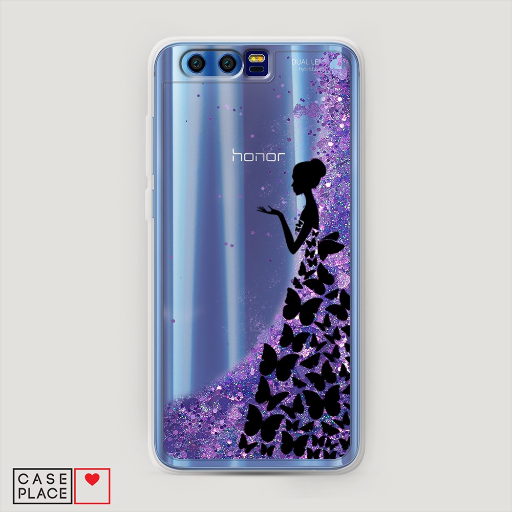 

Чехол Awog на Honor 9 "Дама в бабочках", Разноцветный, 62492-1