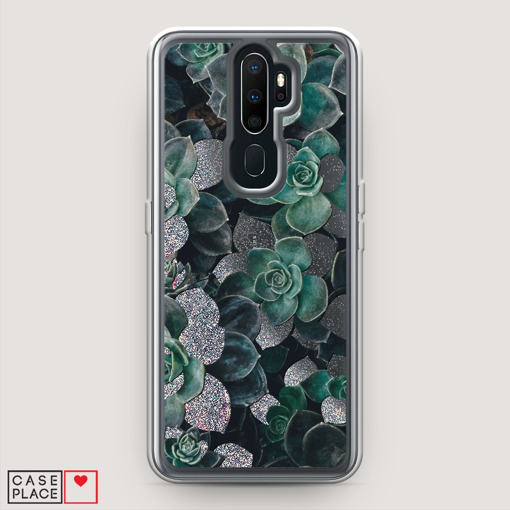 

Чехол Awog на Oppo A5 (2020) "Сукуленты цветные", Разноцветный, 251391-1