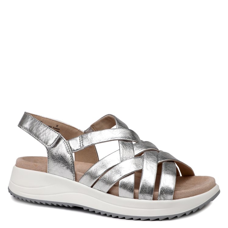 

Сандалии женские Caprice 9-9-28708-42 серебристые 40 EU, Серебристый, 9-9-28708-42