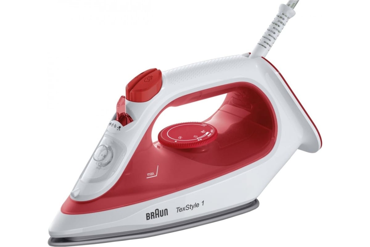 

Утюг Braun SI1019RD, 2000Вт, красный/белый