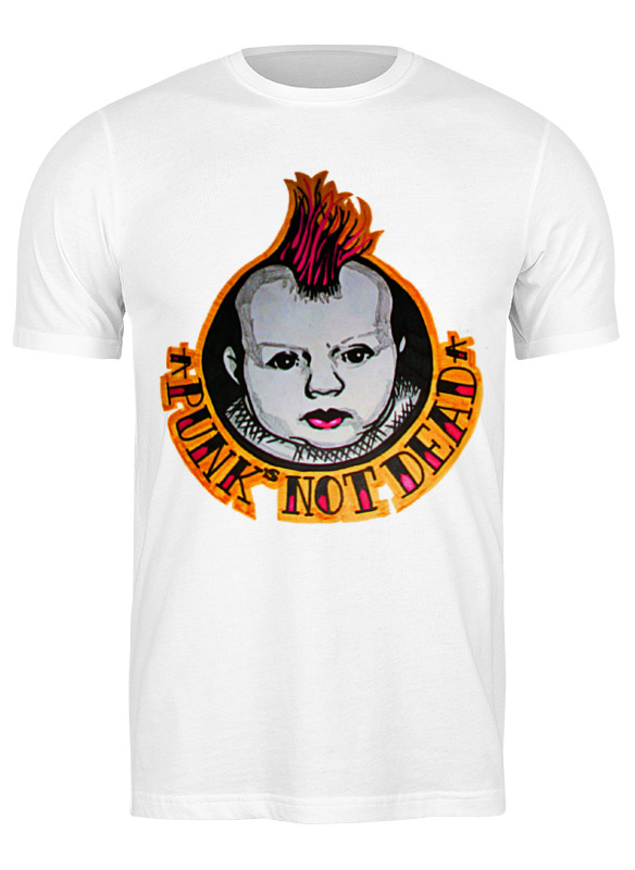 

Футболка женская Printio Punks not dead белая XL, Белый, Punks not dead