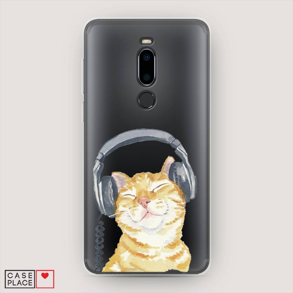 

Чехол Awog "Кот меломан" для Meizu M8