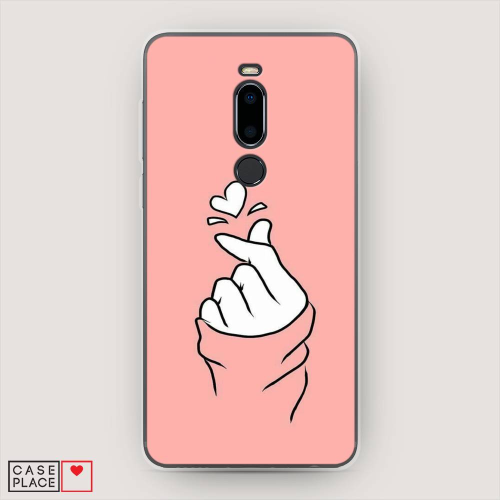 фото Чехол awog "любовь-щелк" для meizu m8
