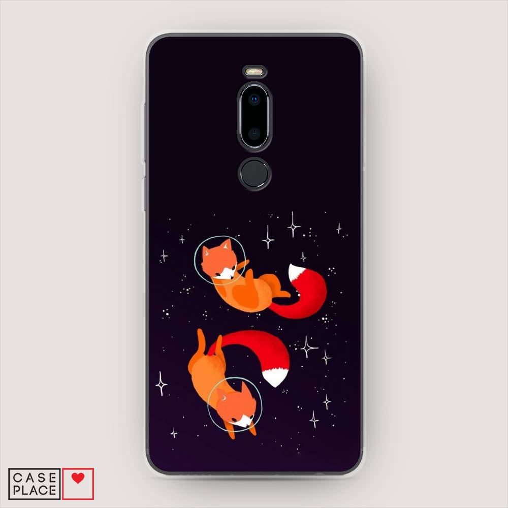 

Чехол Awog на Meizu M8 "Лисы космонавты", Оранжевый, 73150-4