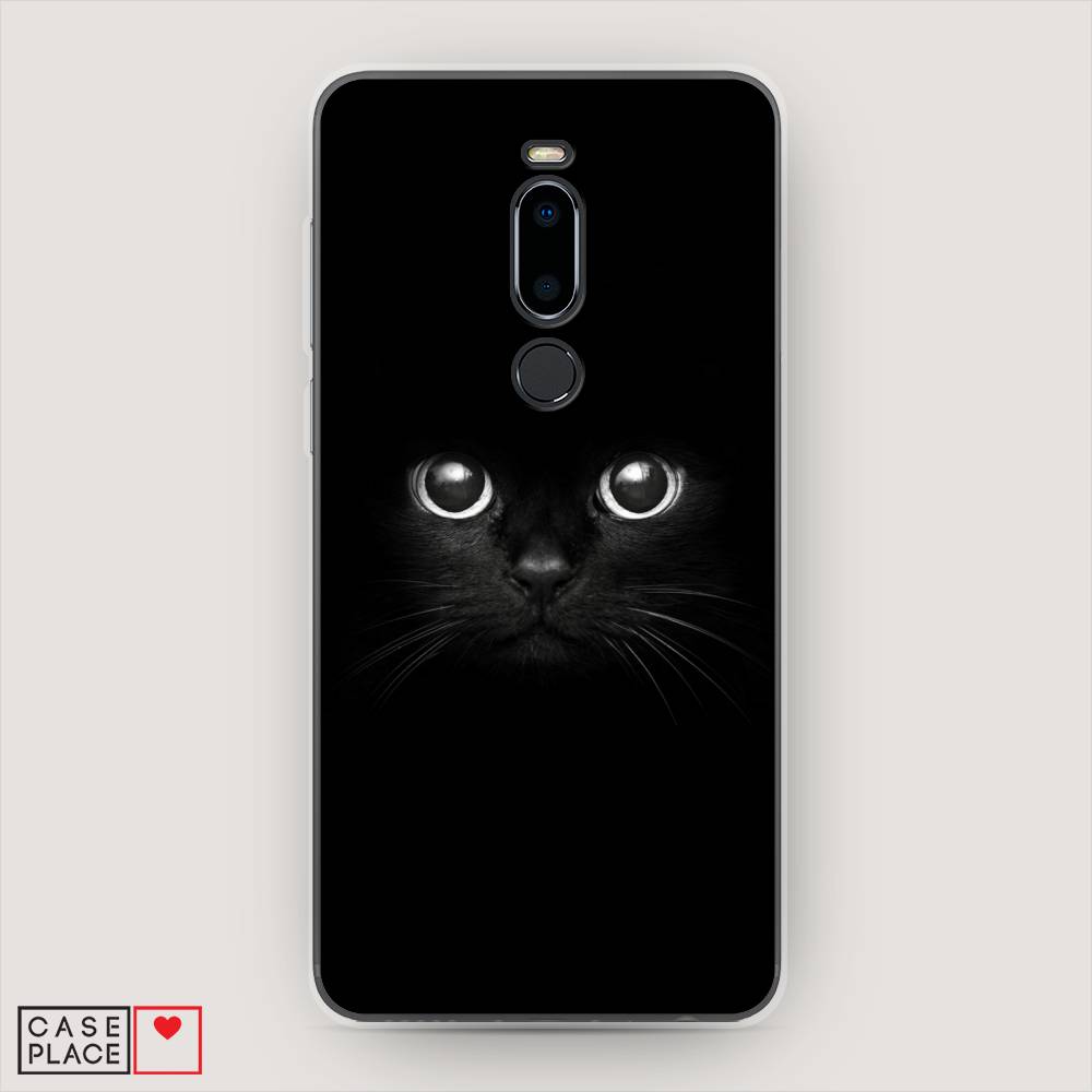 фото Чехол awog "взгляд черной кошки" для meizu m8