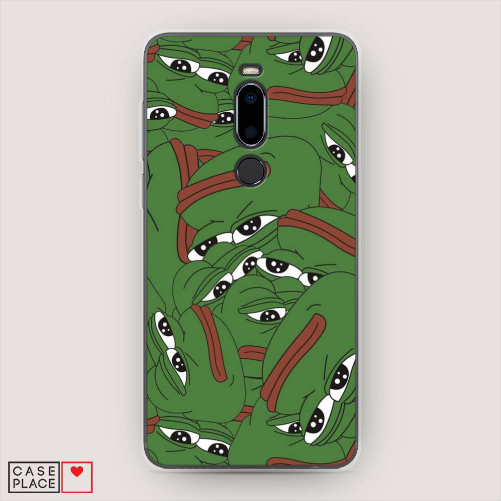 

Чехол Awog на Meizu M8 "Печальный frog", Зеленый;белый, 73150-9