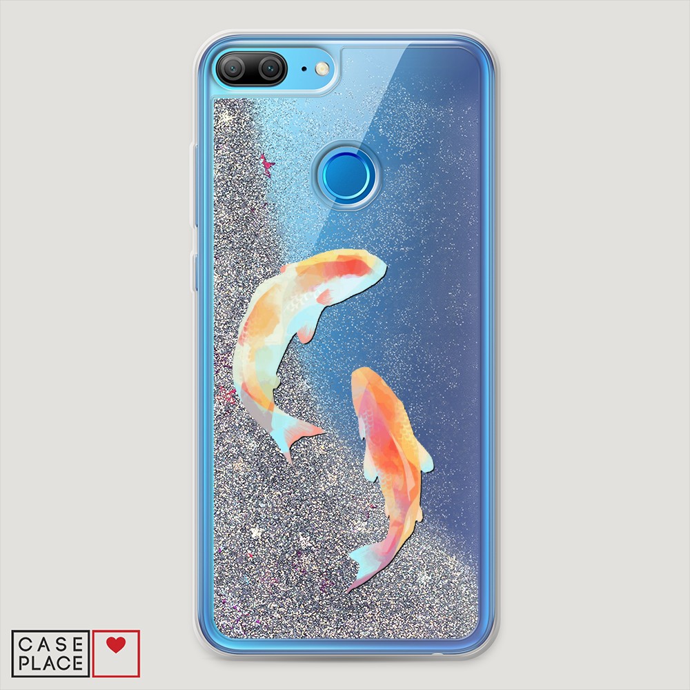 

Чехол Awog на Honor 9 Lite "Акварельные карпы", Разноцветный, 64291-1