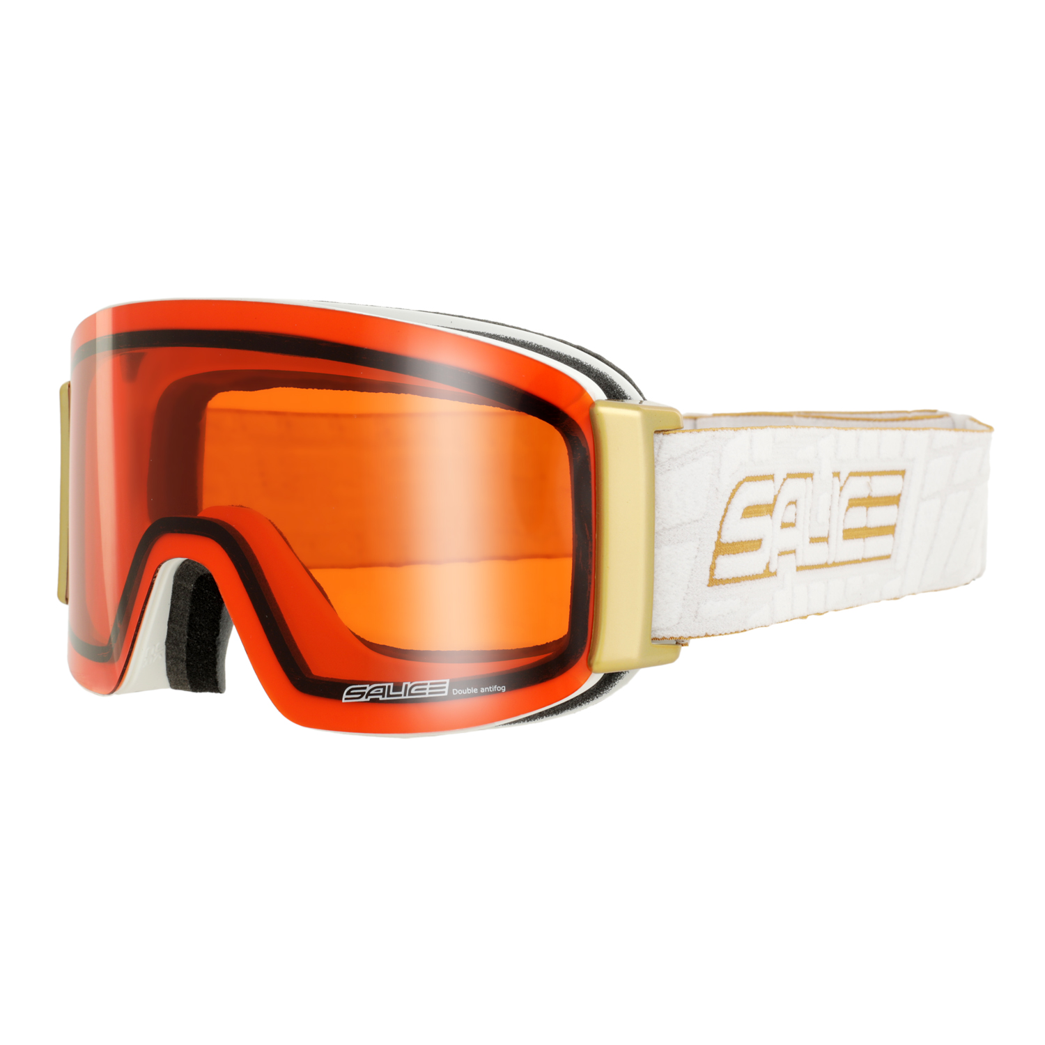 фото Очки горнолыжные salice 2022-23 102daf white/gold da orange s2