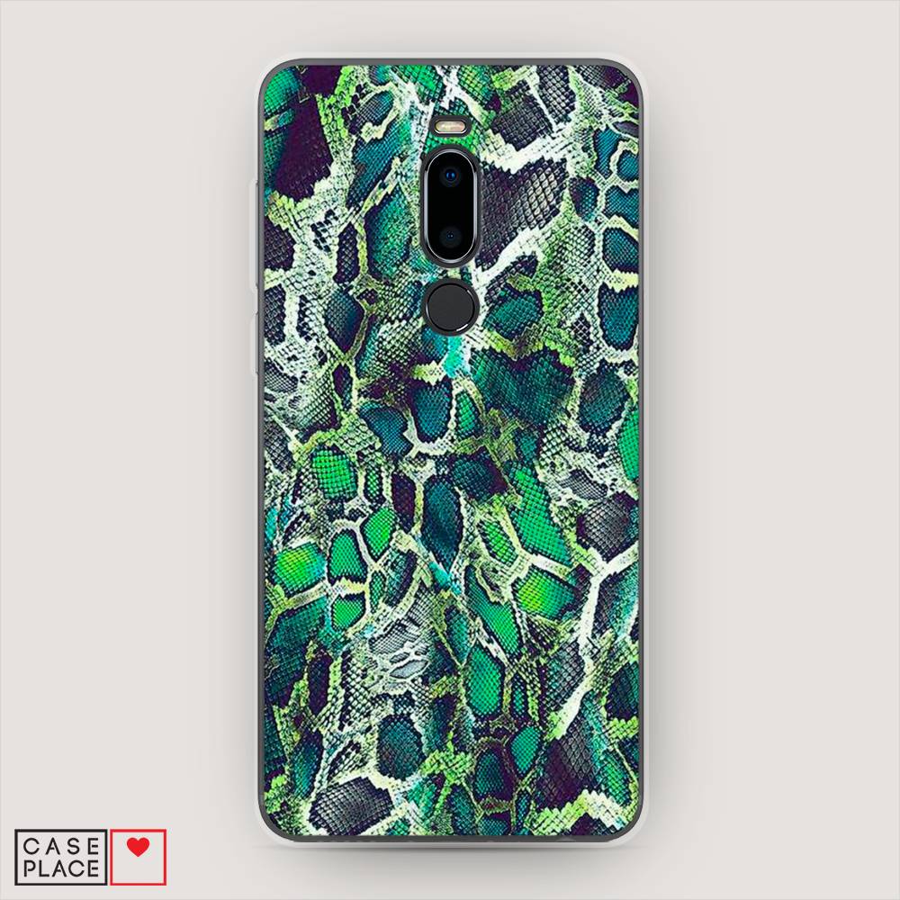 

Чехол Awog на Meizu M8 "Зеленая кожа змеи", Зеленый;черный, 73150-3