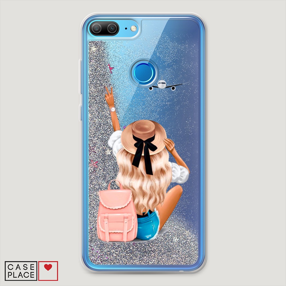 

Чехол Awog на Honor 9 Lite "Автостопом самолетом", Разноцветный, 64291-1