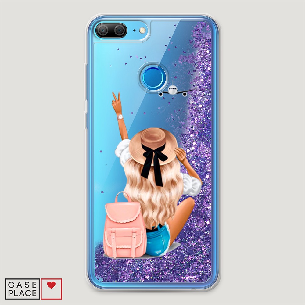 

Чехол Awog на Honor 9 Lite "Автостопом самолетом", Разноцветный, 64292-1