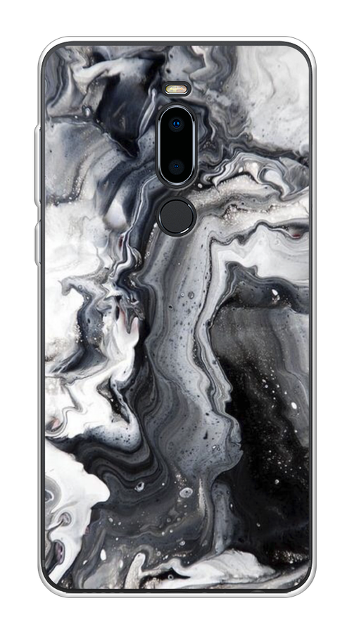 

Чехол Awog на Meizu M8 "Бело-черные сложные полосы", Серый;серебристый;белый, 73150-3