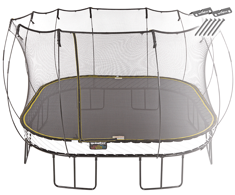 

Батут SPRINGFREE квадратный S155 A с фиксаторами, s155a