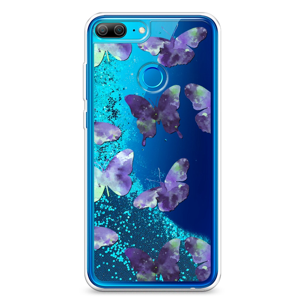 

Чехол Awog на Honor 9 Lite "Бабочки отпечатки", Разноцветный, 64293-1
