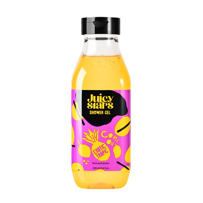 Гель для душа JUICY STARS Камон Экзотик Тропик 400 мл poeteq ухаживающее масло для губ экзотик коктейль