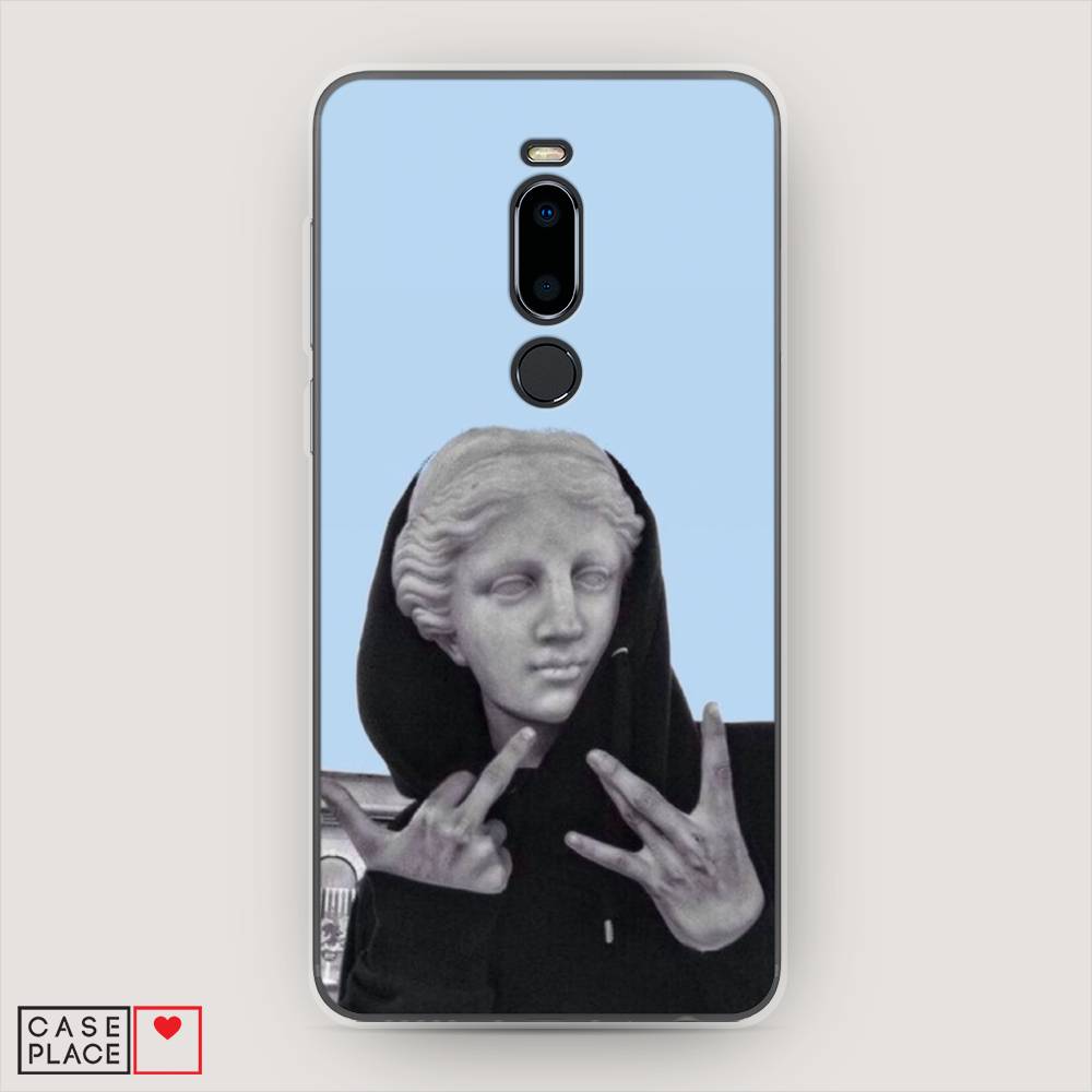 

Чехол Awog на Meizu M8 "SWAG статуя", Голубой, 73150-9
