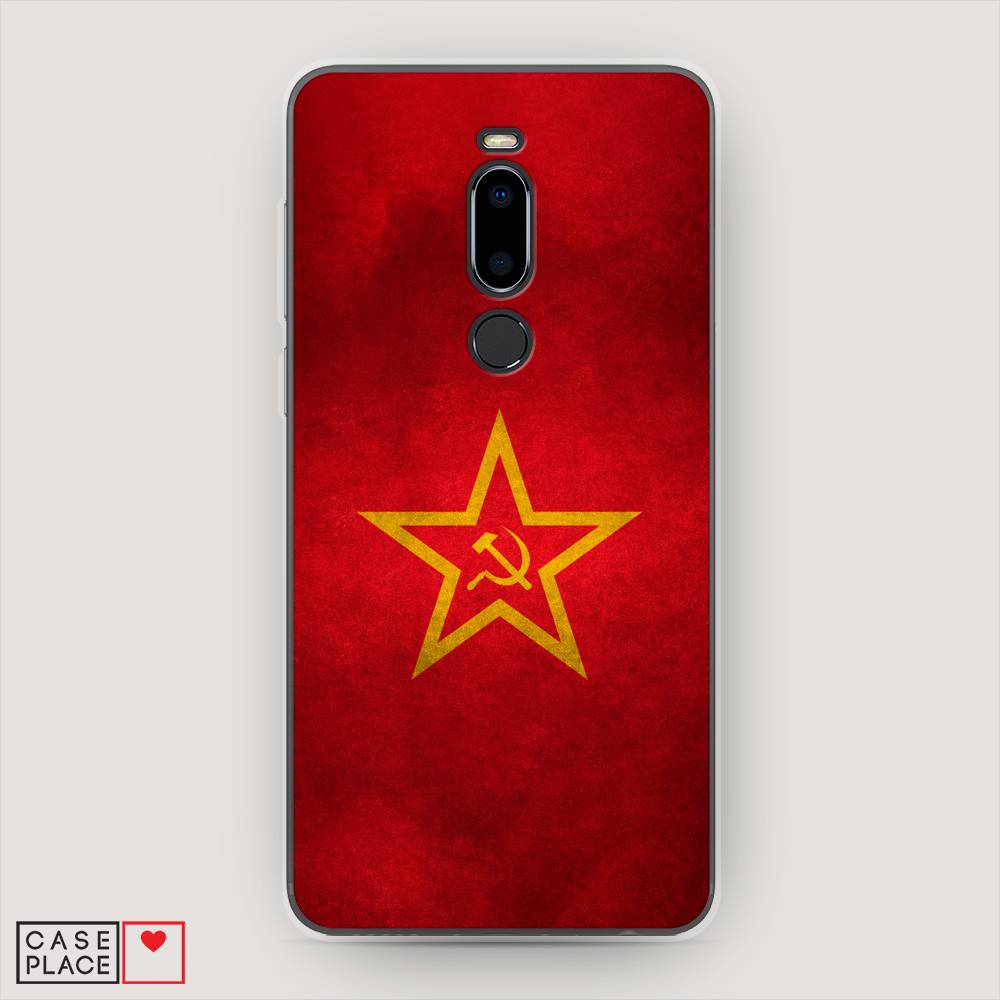 фото Чехол awog "красное знамя" для meizu m8