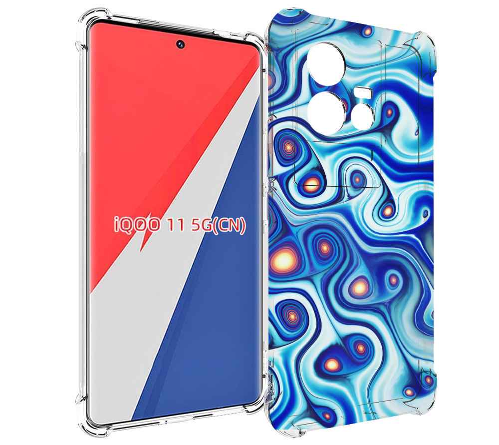 

Чехол MyPads абстрактная-текстура для Vivo iQOO 11, Прозрачный, Tocco
