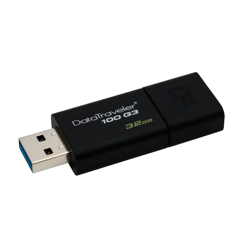

Флешка Kingston DataTraveler 100 32 ГБ Black, DataTraveler 100