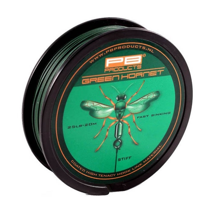 

Поводковый материал PB Products GREEN HORNET / 15lb / 20m - Weed