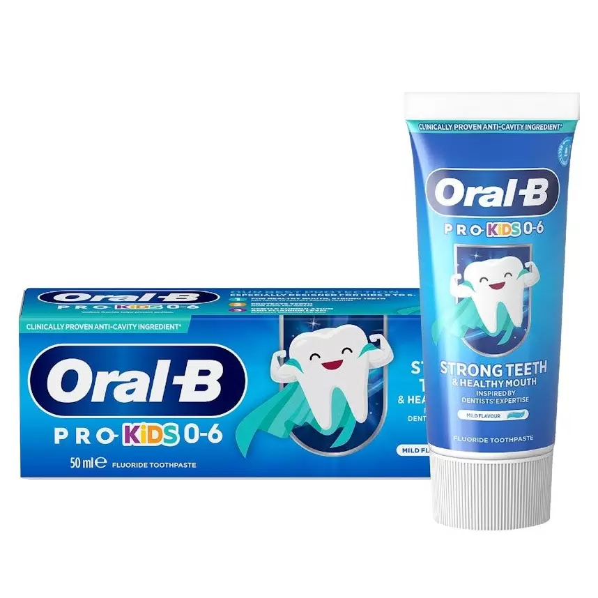 Зубная паста детская Oral-B Pro-Kids мягкий вкус 50 мл 492₽