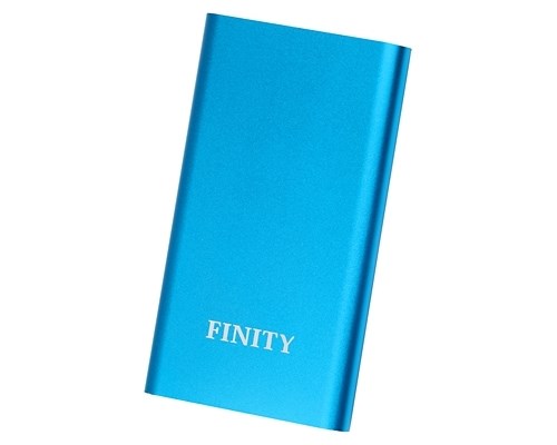 фото Аккумулятор внешний finity portable battery charger blue 5000 мач