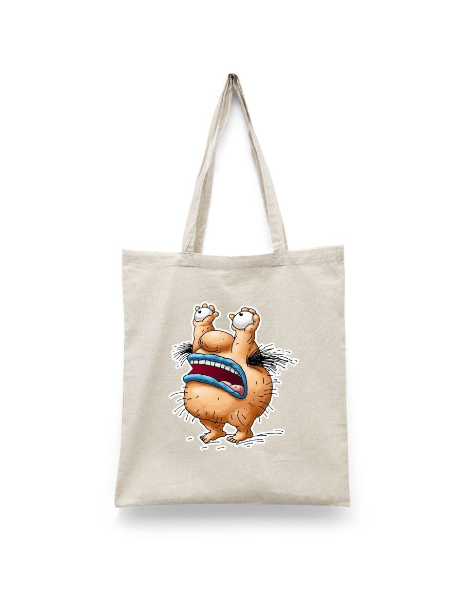 

Шоппер унисекс Каждому Своё Настоящие монстры/Мультфильм MURMO1 белый, Настоящие монстры/Мультфильм MURMO1