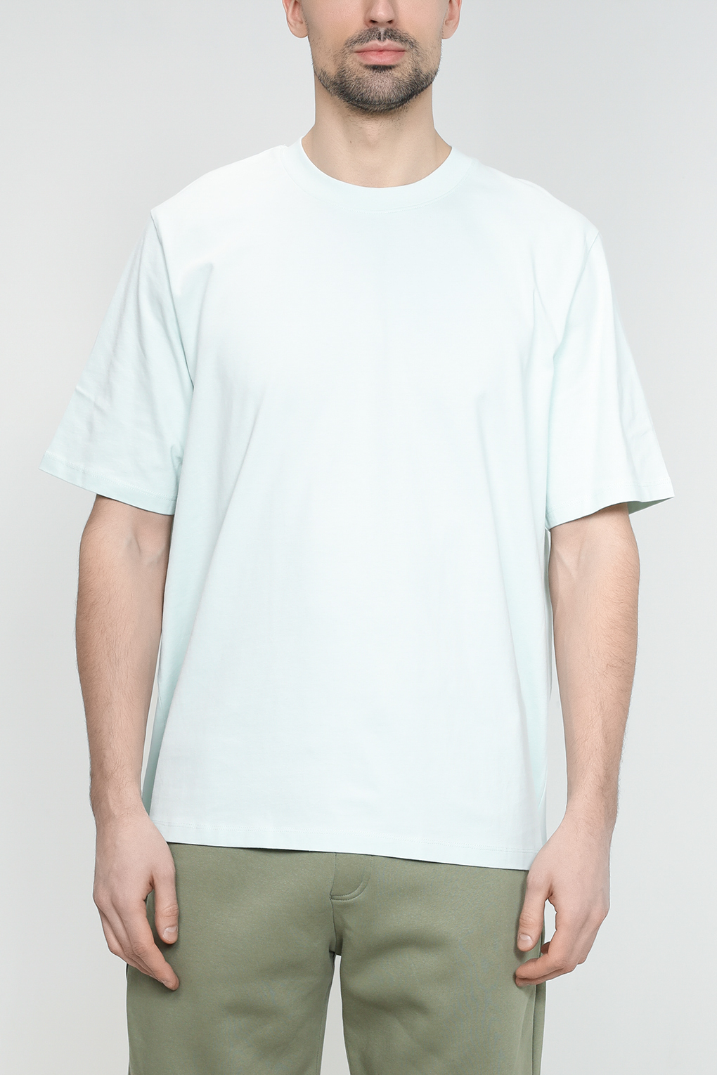 

Футболка мужская Esprit Casual 013EE2K315 зеленая XL, Белый, 013EE2K315