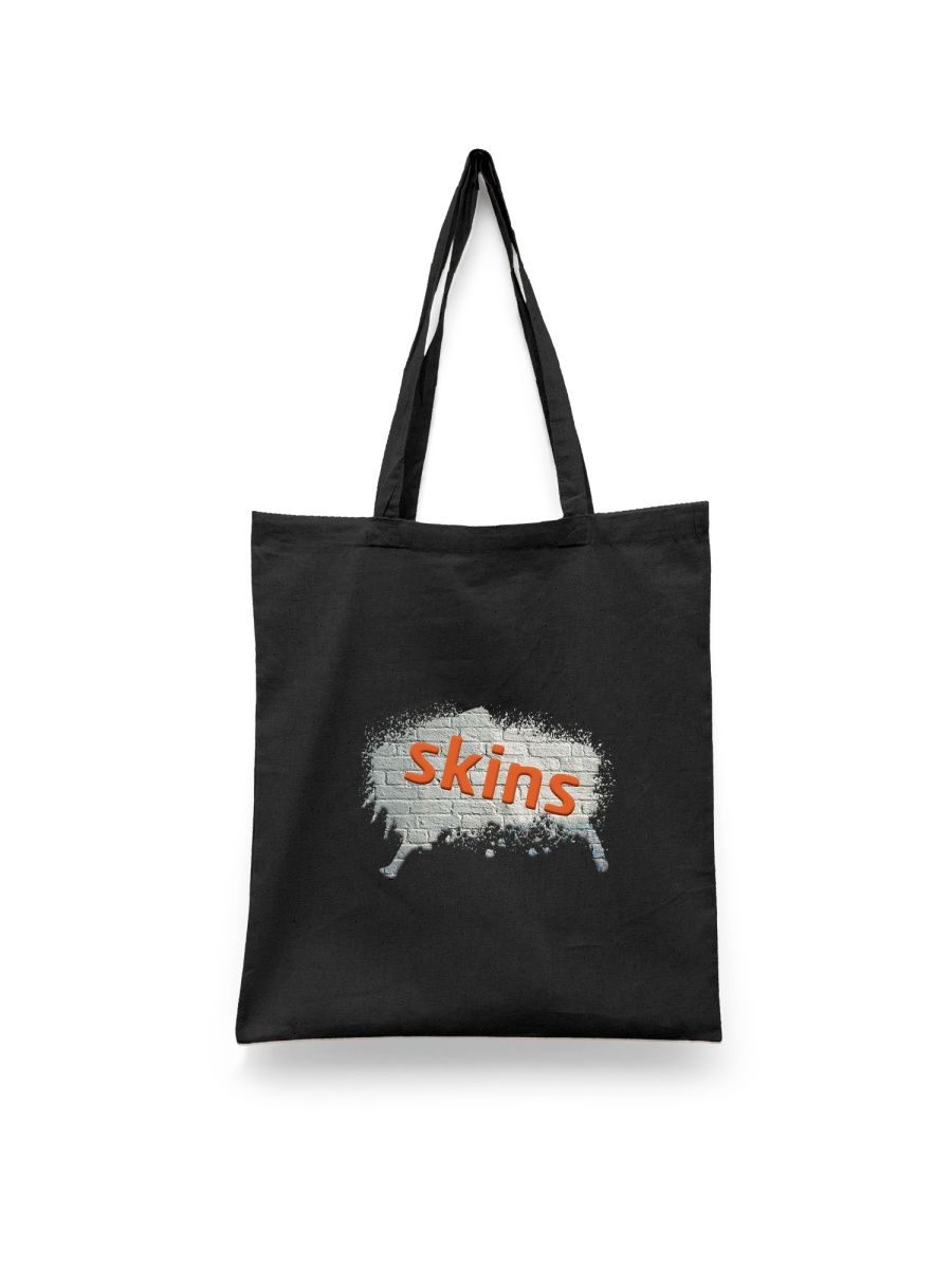 

Шоппер унисекс Каждому Своё Сериал/Skins/Скинс SRSS10 черный, Сериал/Skins/Скинс SRSS10