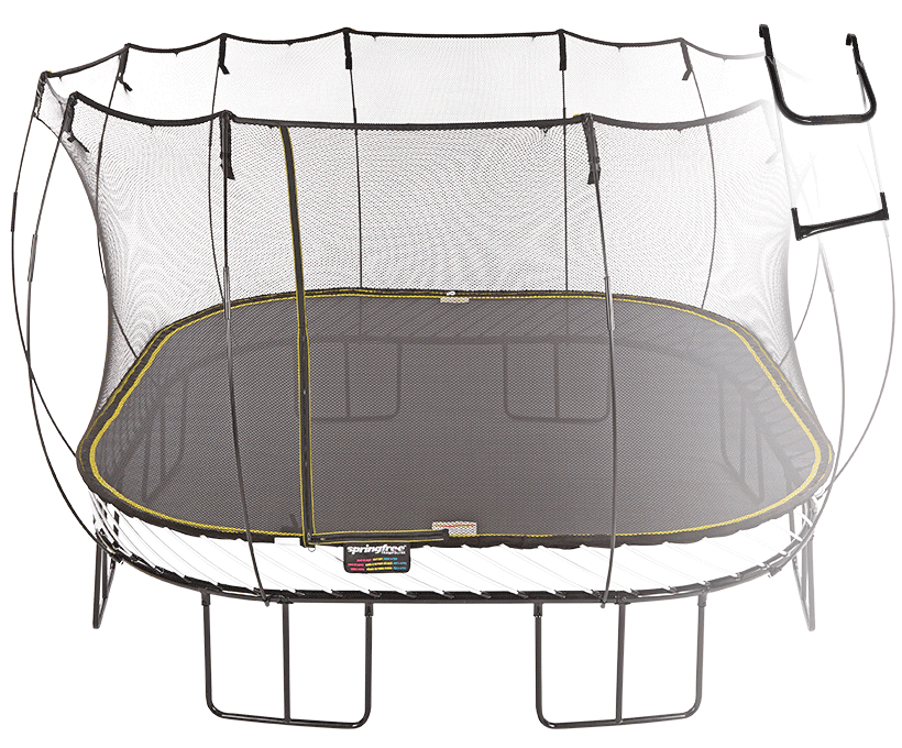 

Батут SPRINGFREE квадратный S155 S с лестницей, s155s