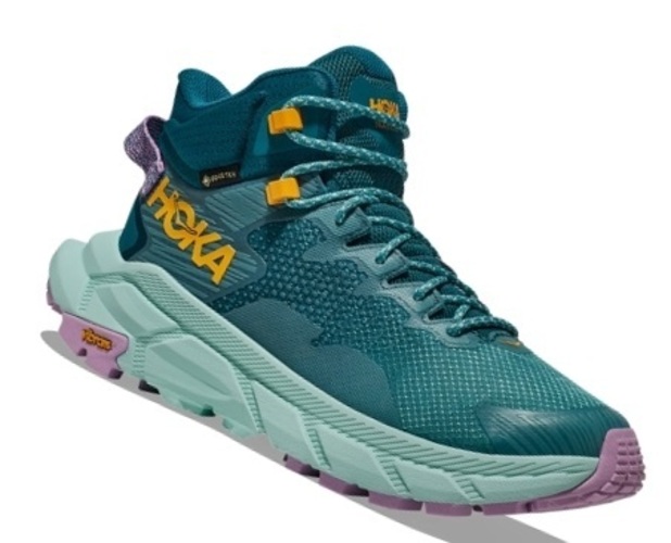 

Кроссовки женские Hoka Trail code GTX зеленые 7.5 US, Зеленый, Trail code GTX