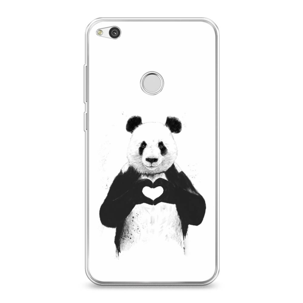 

Чехол Awog на Huawei P8 Lite 2017 "Панда love", Разноцветный, 61550-10