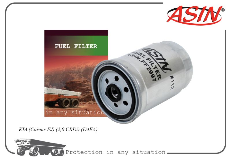 

Фильтр топливный 0K2KB-13-480 ASIN.FF2997 ASIN для KIA Carens FJ 2,0 CRDi D4EA