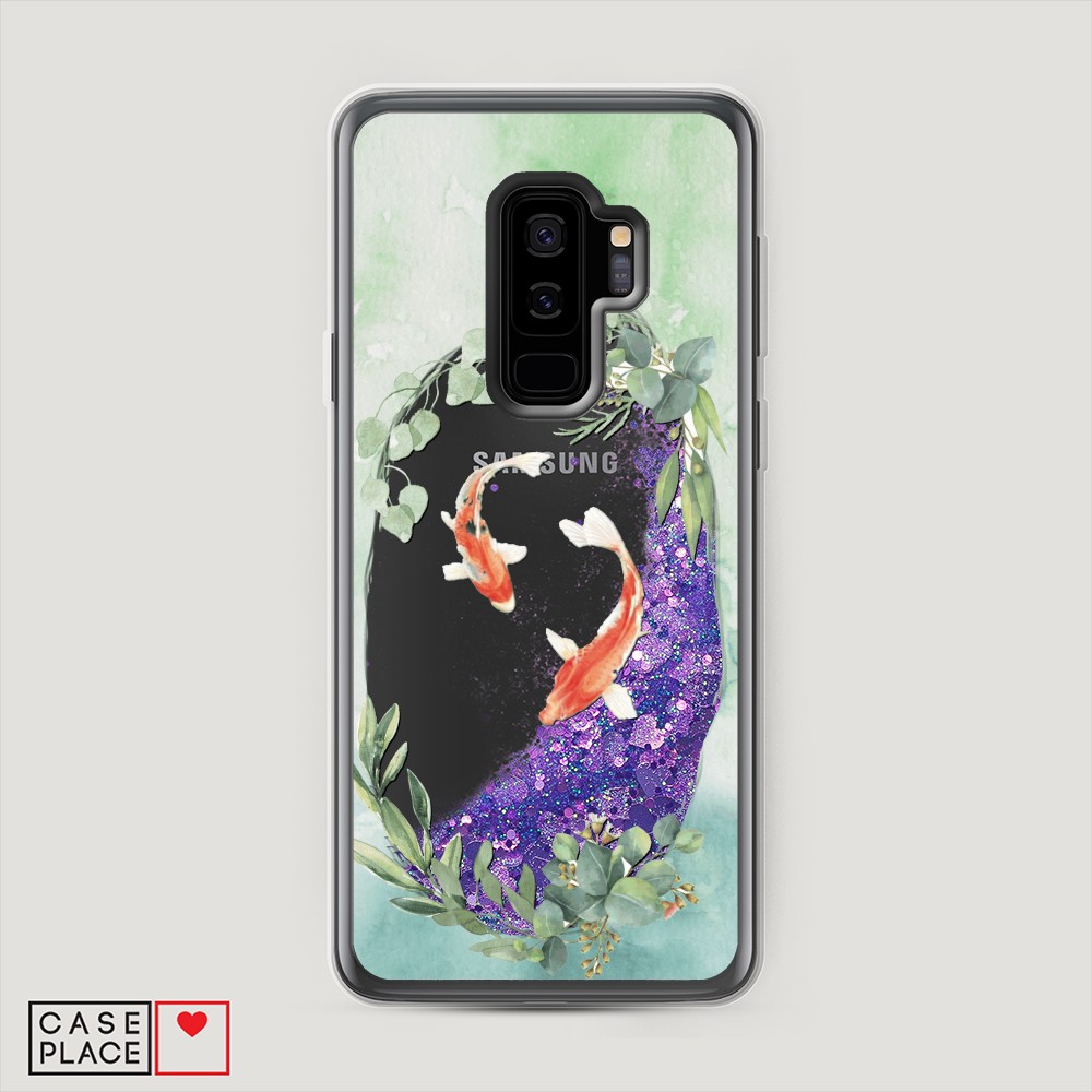 

Чехол Awog "Две золотые рыбки" на Samsung Galaxy S9 Plus, 25892-1