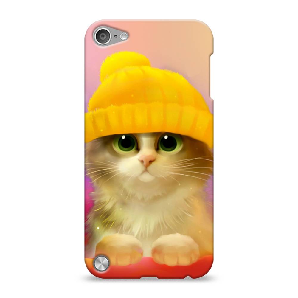 

Пластиковый чехол "Котенок в желтой шапке" на Apple iPod Touch, 11120-1