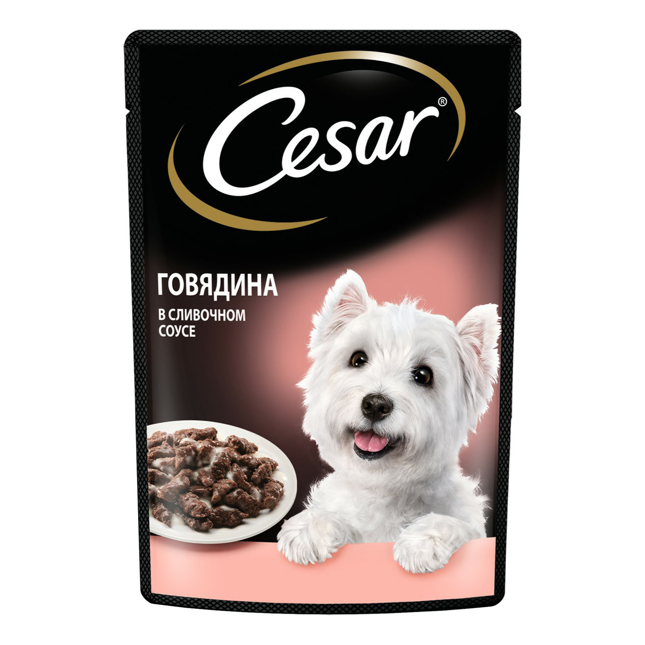 

Влажный корм для собак Cesar с говядиной в сливочном соусе, 85 г